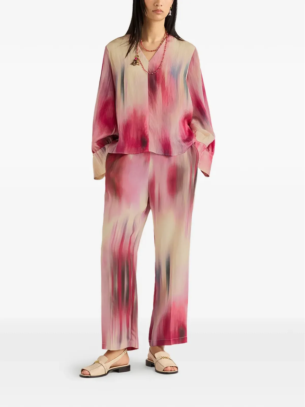 Momoni Rancho trousers - Pink - 画像2