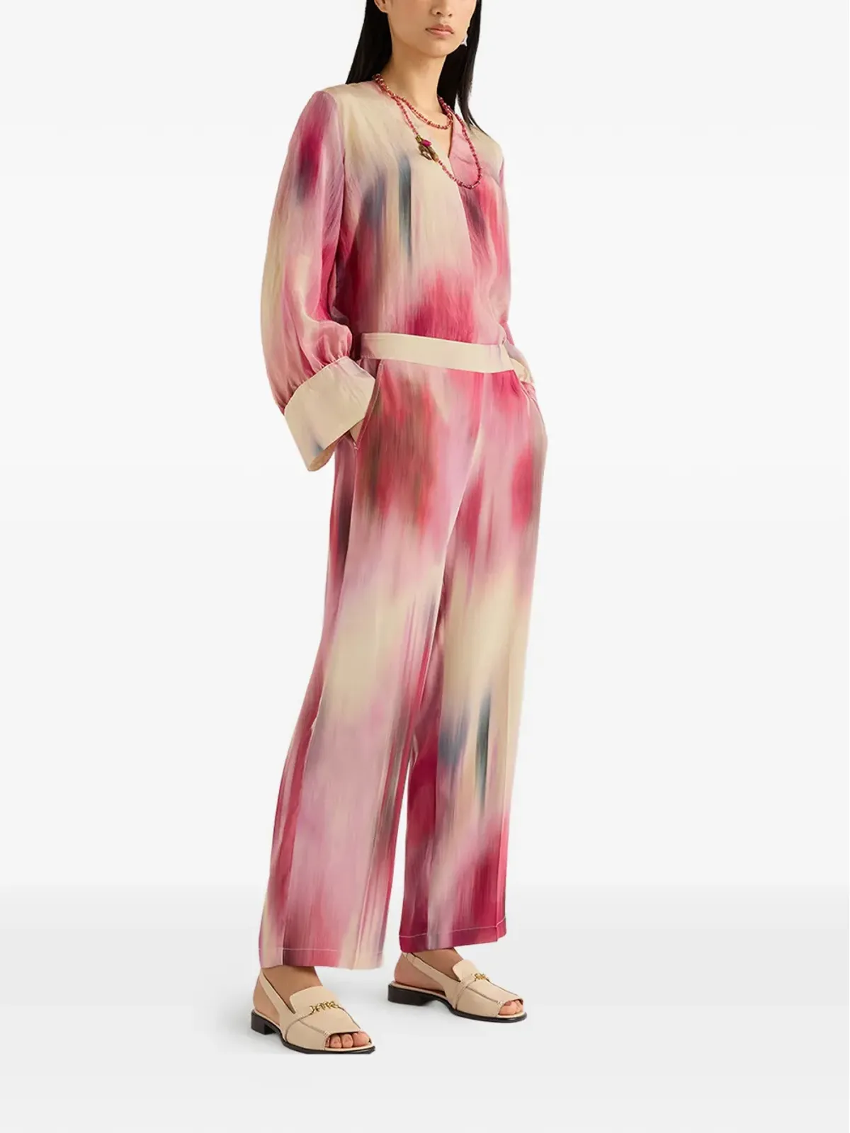 Momoni Rancho trousers - Pink - 画像3