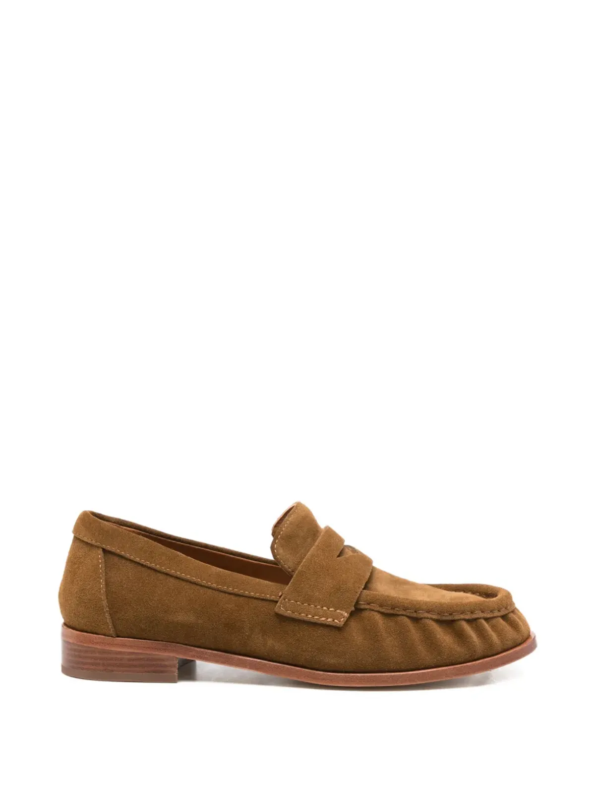 strategia shoes スエードストラップ ローファー - 画像1