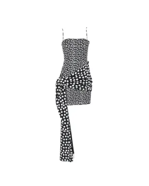 CHIARA BONI La Petite Robe ガジャ ポルカドット ミニドレス - ブラック - サムネイル1