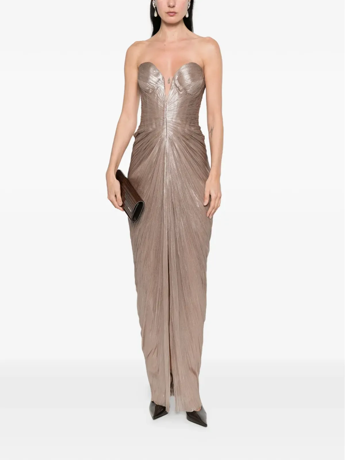 Maria Lucia Hohan Alessandra draped maxi dress - 画像2