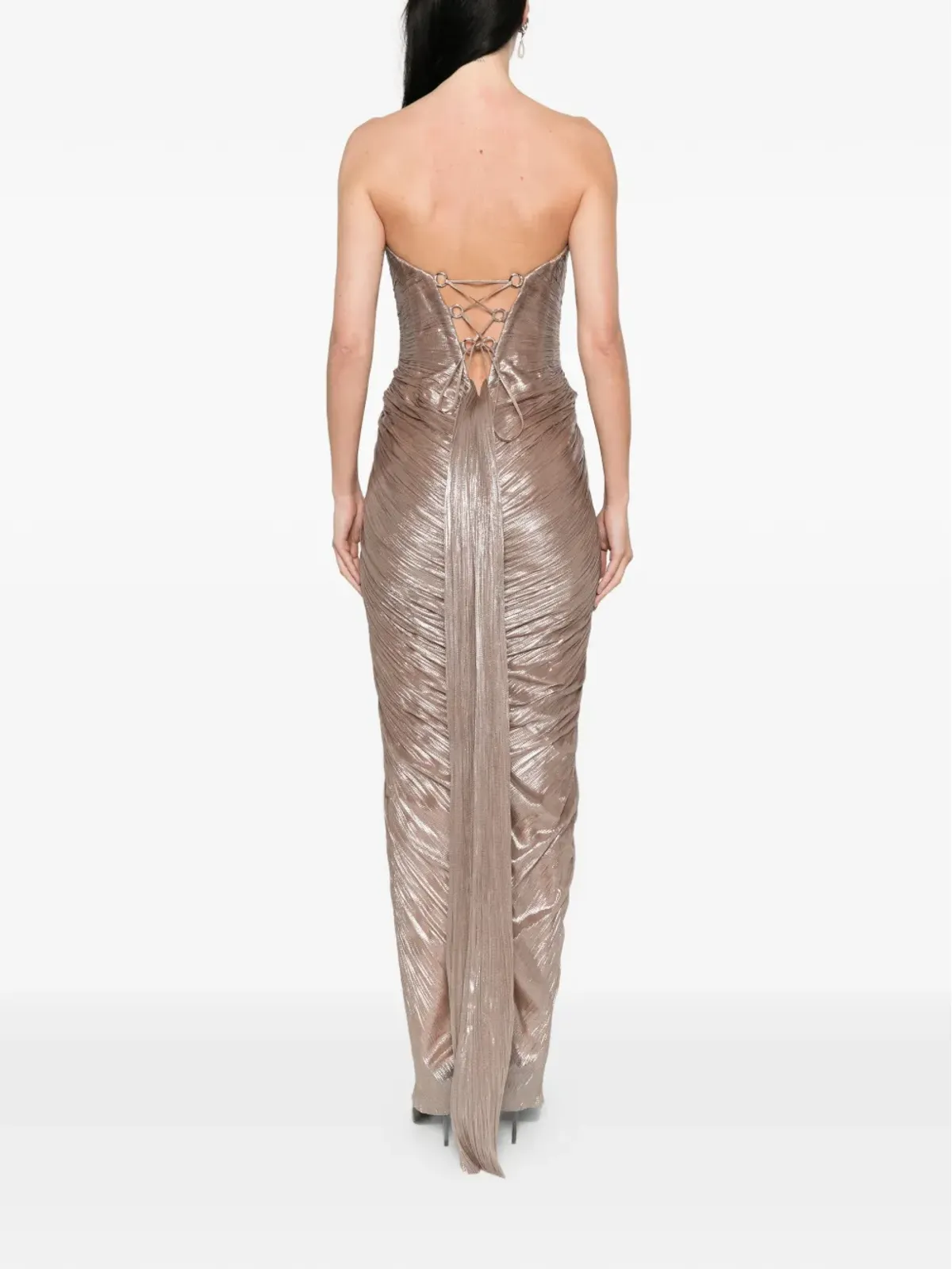 Maria Lucia Hohan Alessandra draped maxi dress - 画像4