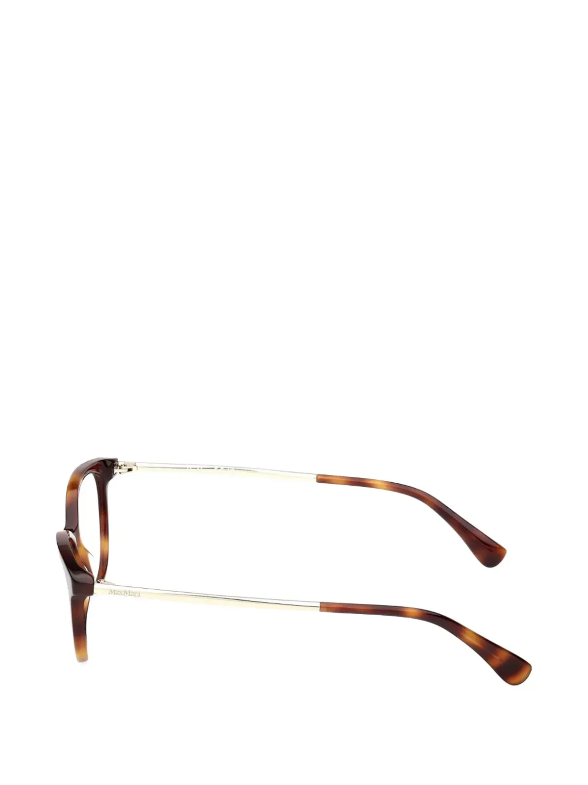 Max Mara Eyewear ハバナ オーバルフレーム眼鏡 - 画像3
