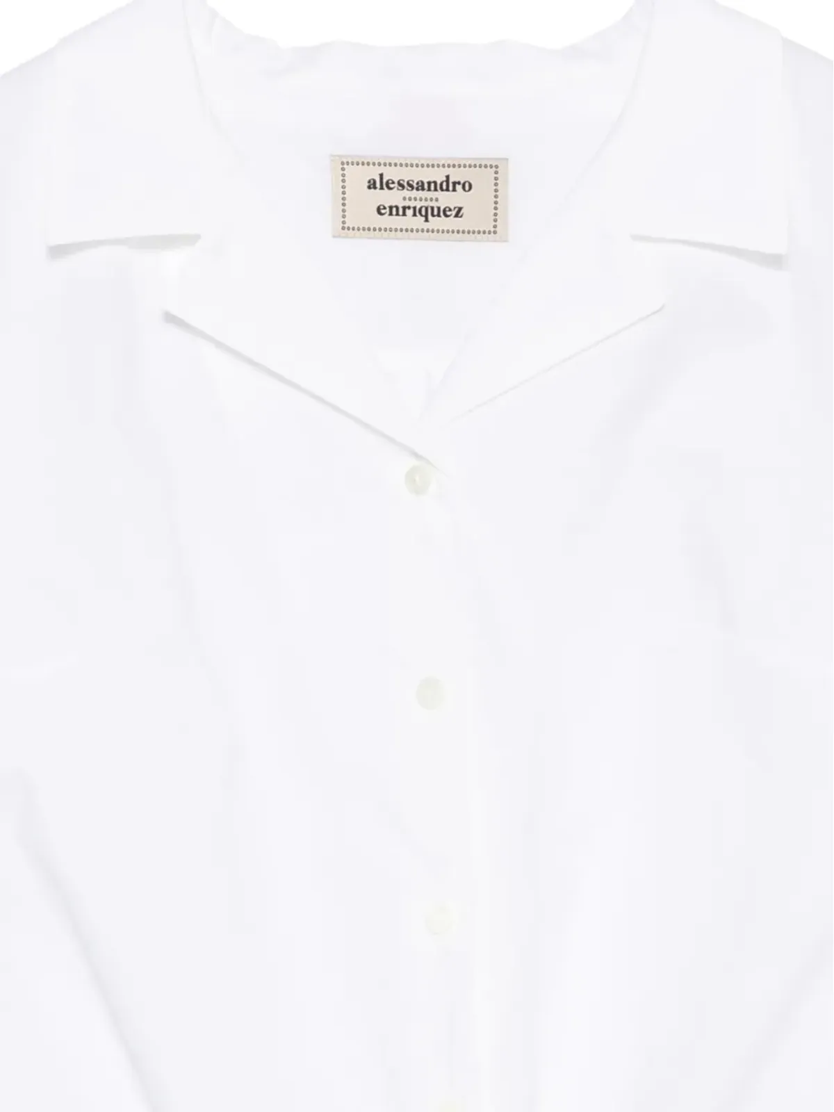 alessandro enriquez knot-detail shirt - 画像3