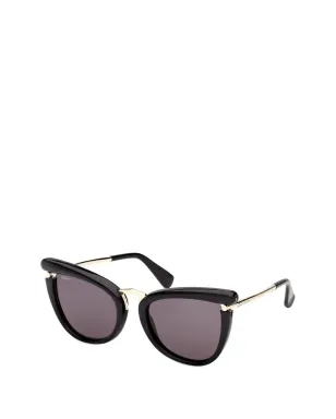 Max Mara Eyewear キャットアイフレーム サングラス - ブラック - サムネイル2