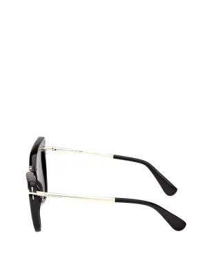Max Mara Eyewear キャットアイフレーム サングラス - ブラック - サムネイル3