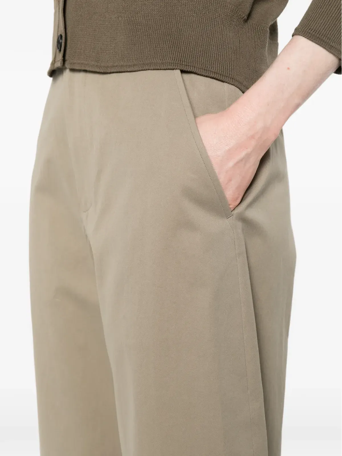 nicholson & nicholson ウエストゴムパンツ - グリーン - 画像5