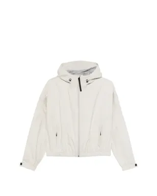 Alphatauri hooded zip-up rain jacket - Neutrals - サムネイル1