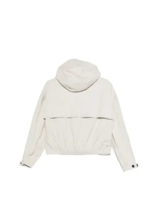 Alphatauri hooded zip-up rain jacket - Neutrals - サムネイル2