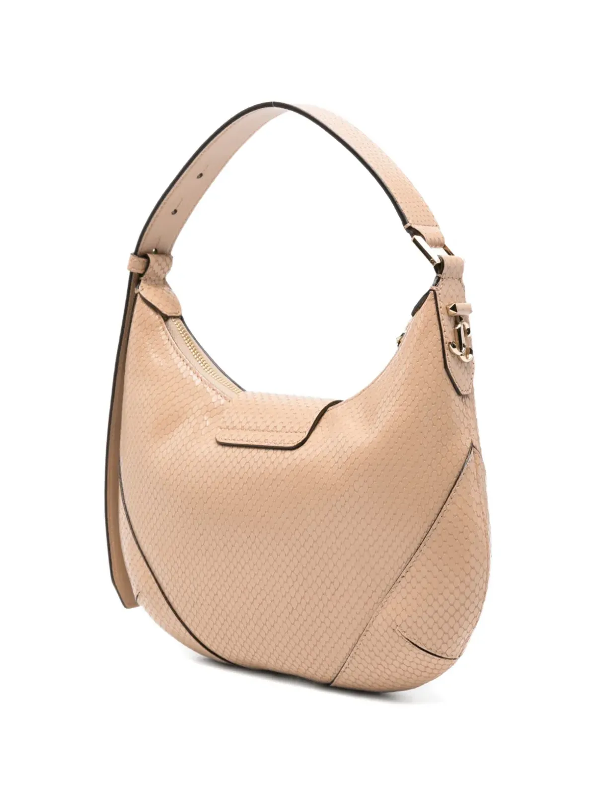 Jimmy Choo Bar snakeskin-embossed tote bag - Neutrals - 画像3
