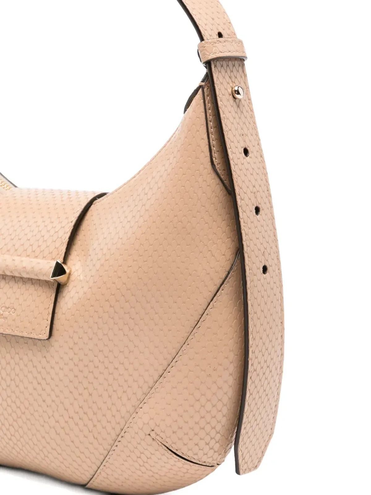 Jimmy Choo Bar snakeskin-embossed tote bag - Neutrals - 画像4