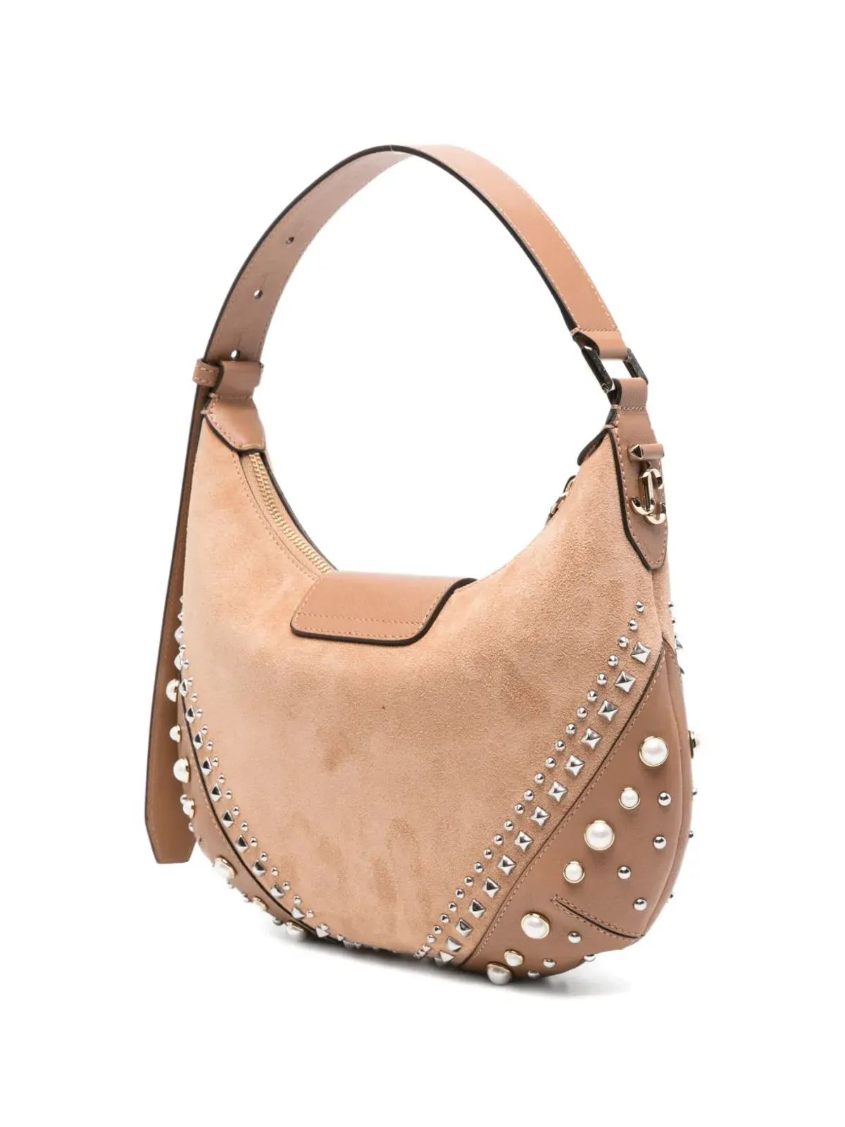 Jimmy Choo Bar studded-embellishment tote bag - Neutrals - 画像3