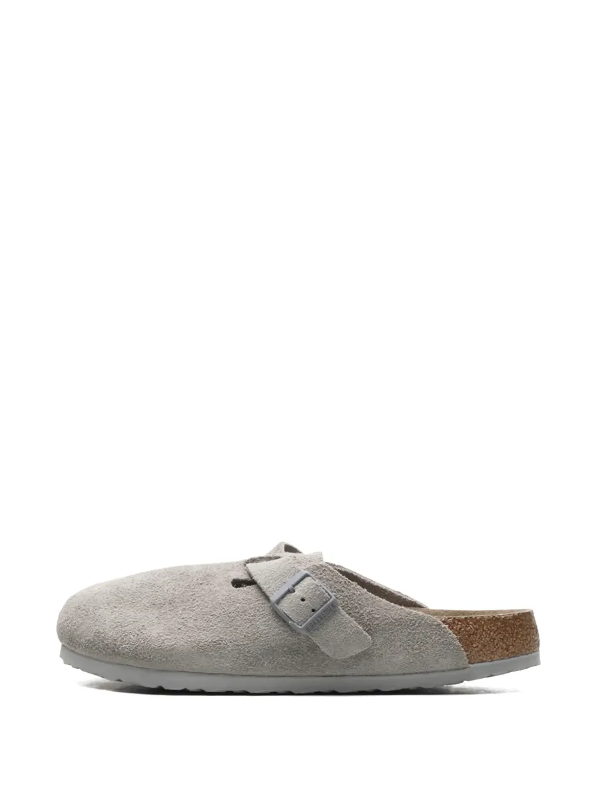 Birkenstock ボストン ソフトフットベッド スエード スリッパ - 画像5
