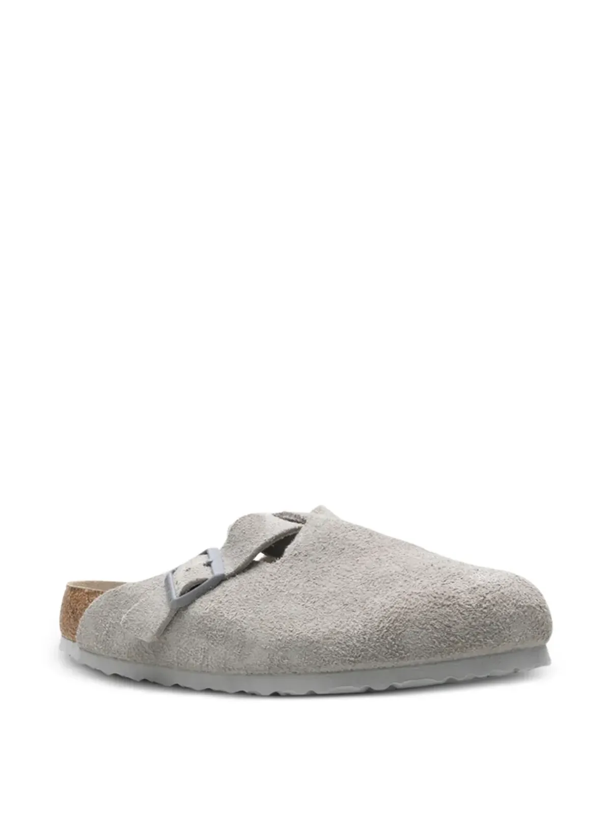 Birkenstock ボストン ソフトフットベッド スエード スリッパ - 画像2