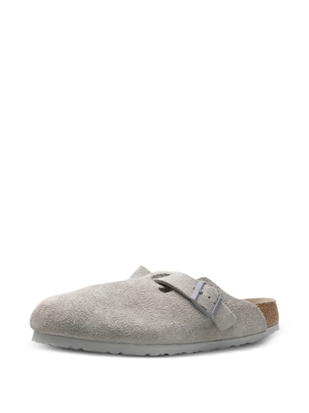 Birkenstock ボストン ソフトフットベッド スエード スリッパ - 画像3