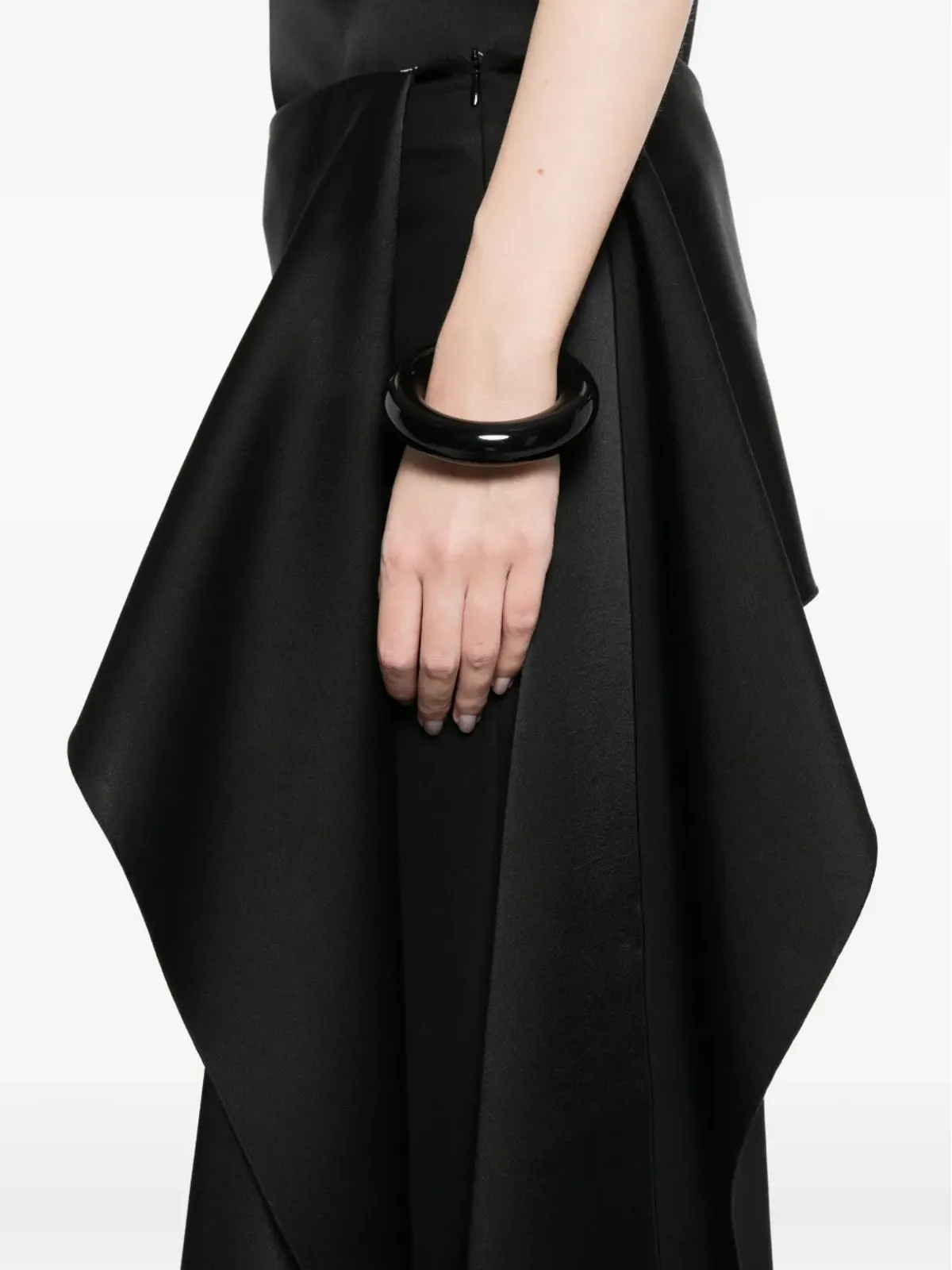 Carven アシンメトリードレープ ミディスカート - 画像5