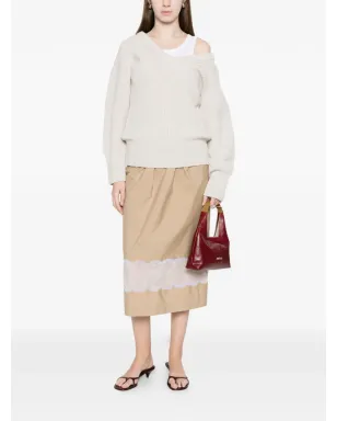 Carven レーストリム ミディスカート - サムネイル2