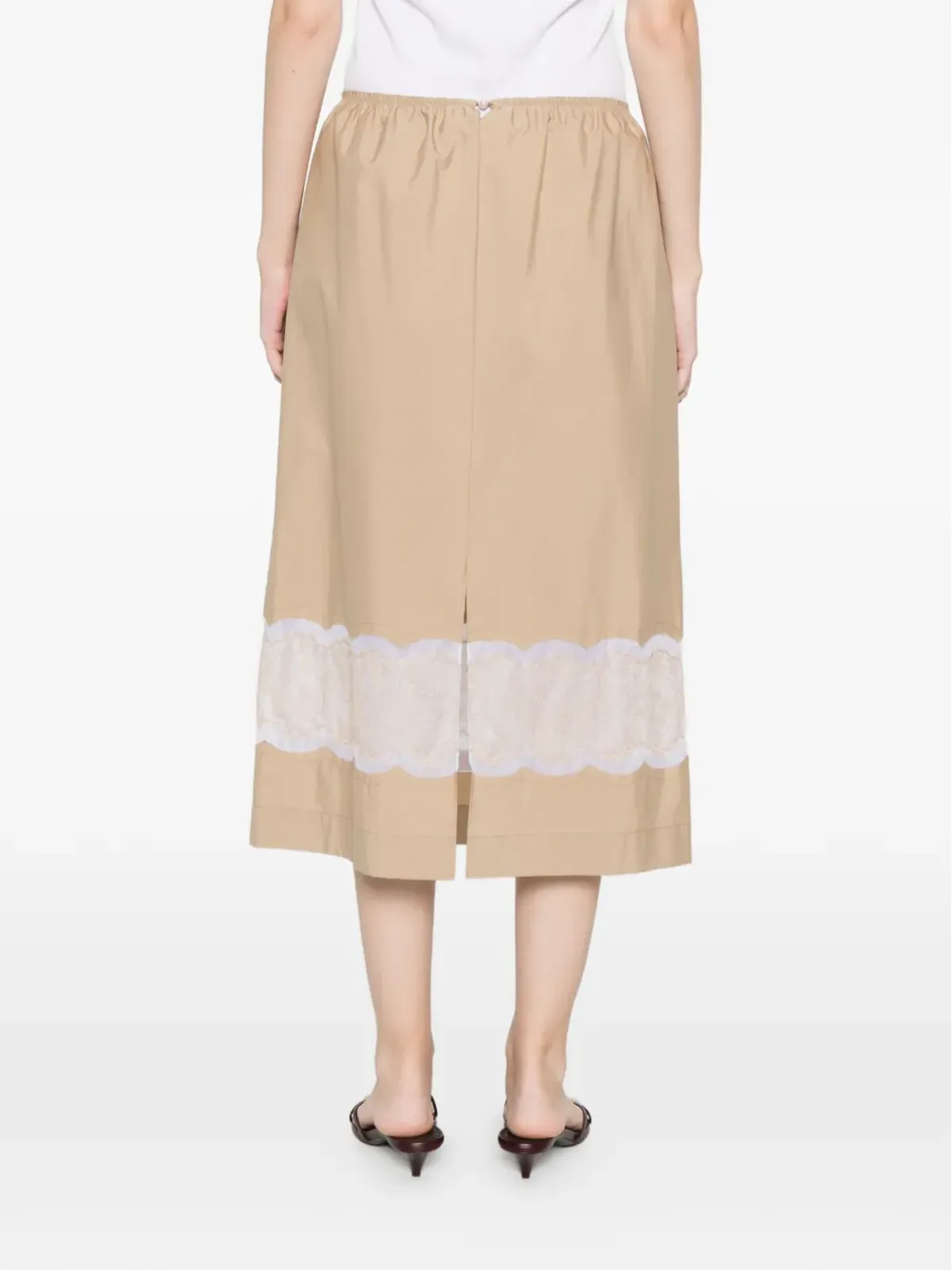 Carven レーストリム ミディスカート - 画像4