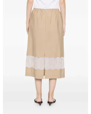 Carven レーストリム ミディスカート - サムネイル4