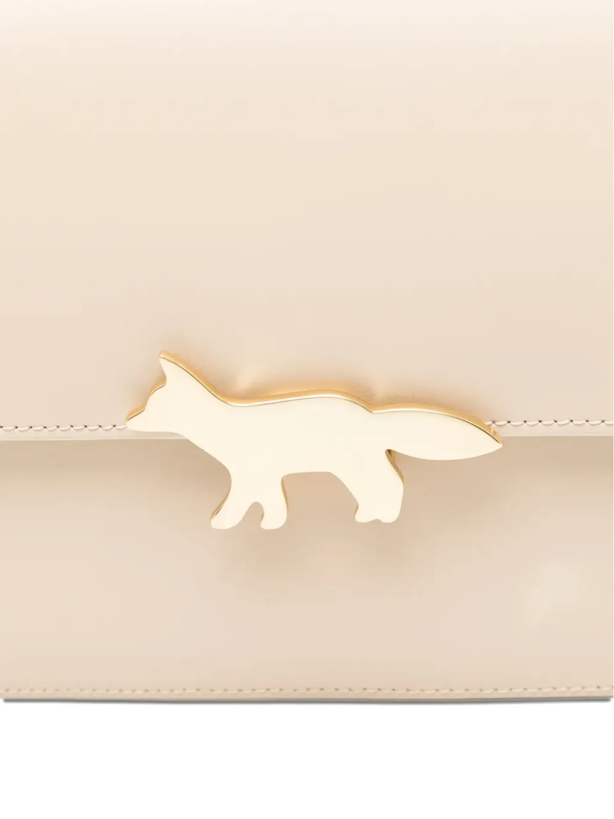 Maison Kitsuné Edie レザー ショルダーバッグ（ラージ） - 画像4