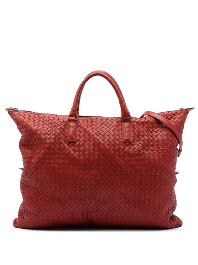 Bottega Veneta Pre-Owned Bottega Veneta イントレチャート ナッパ コンバーチブル サッチェルの商品画像