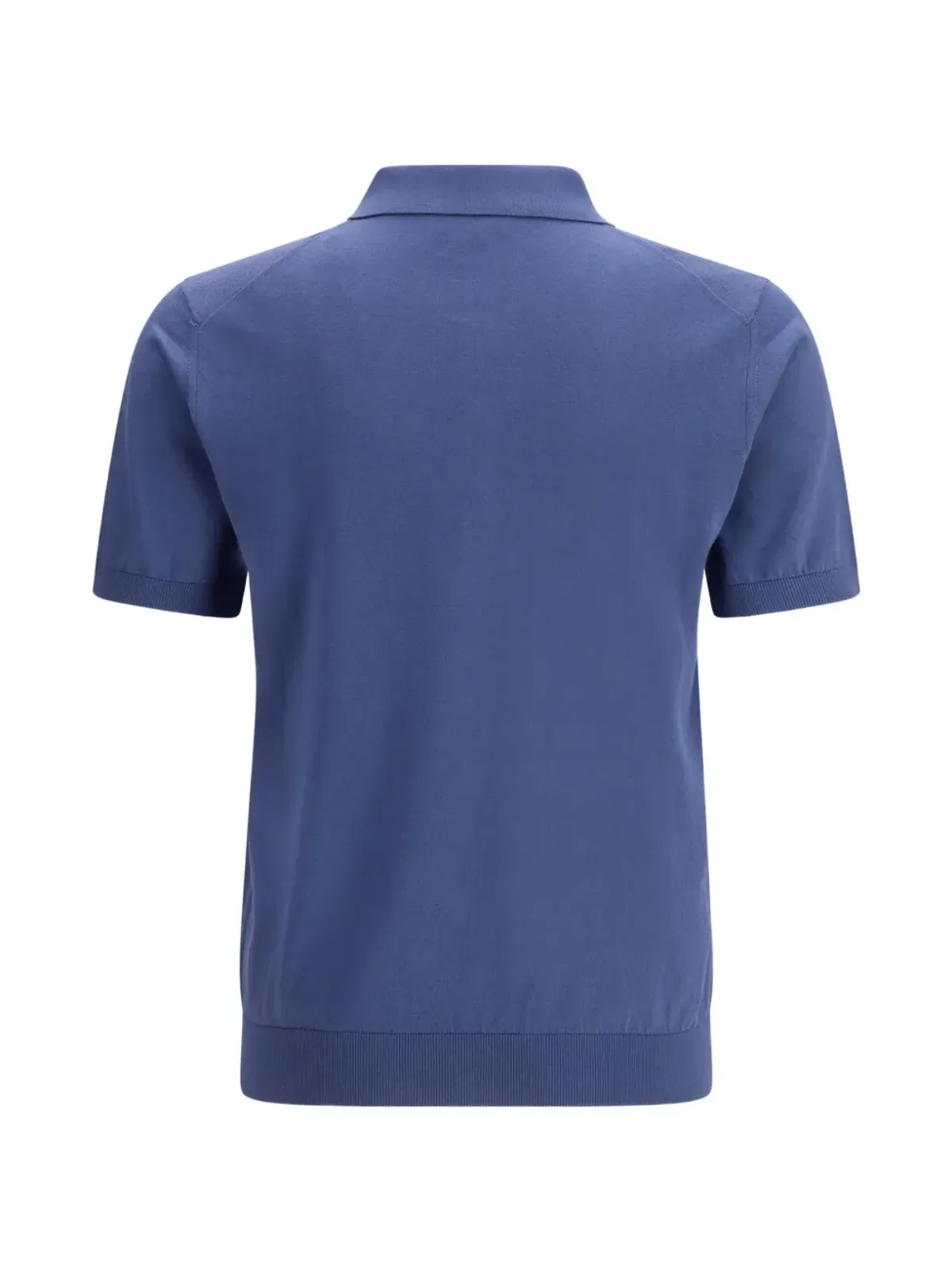 Piacenza Cashmere クラシックカラー ボタン付き ポロシャツ - 画像2