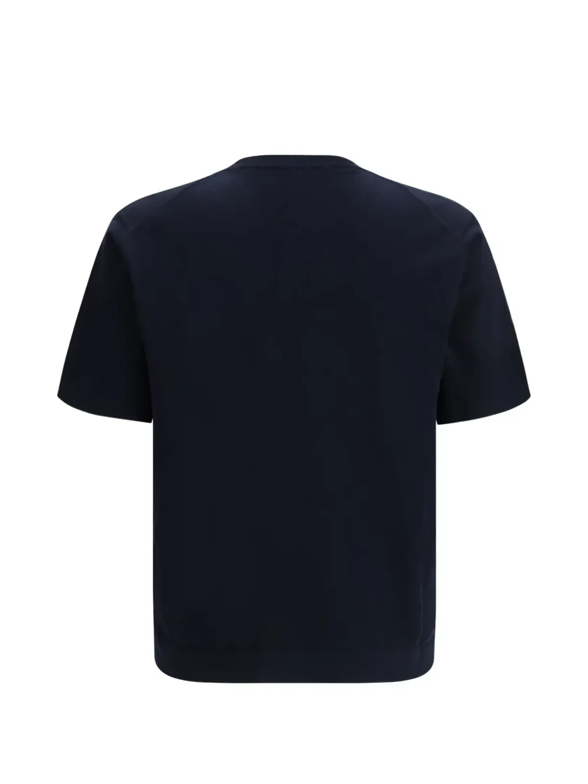 Piacenza Cashmere リブ編み クルーネック Tシャツ - ブルー - 画像2