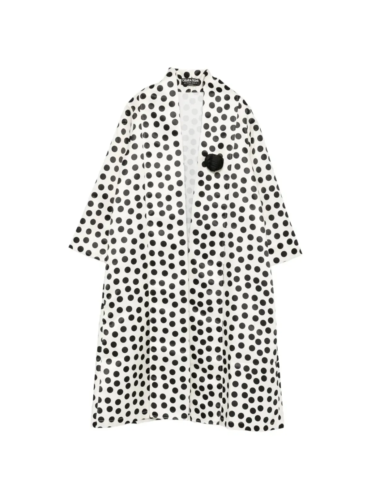 CHIARA BONI La Petite Robe ポルカドット オーバサイズコート - 画像1