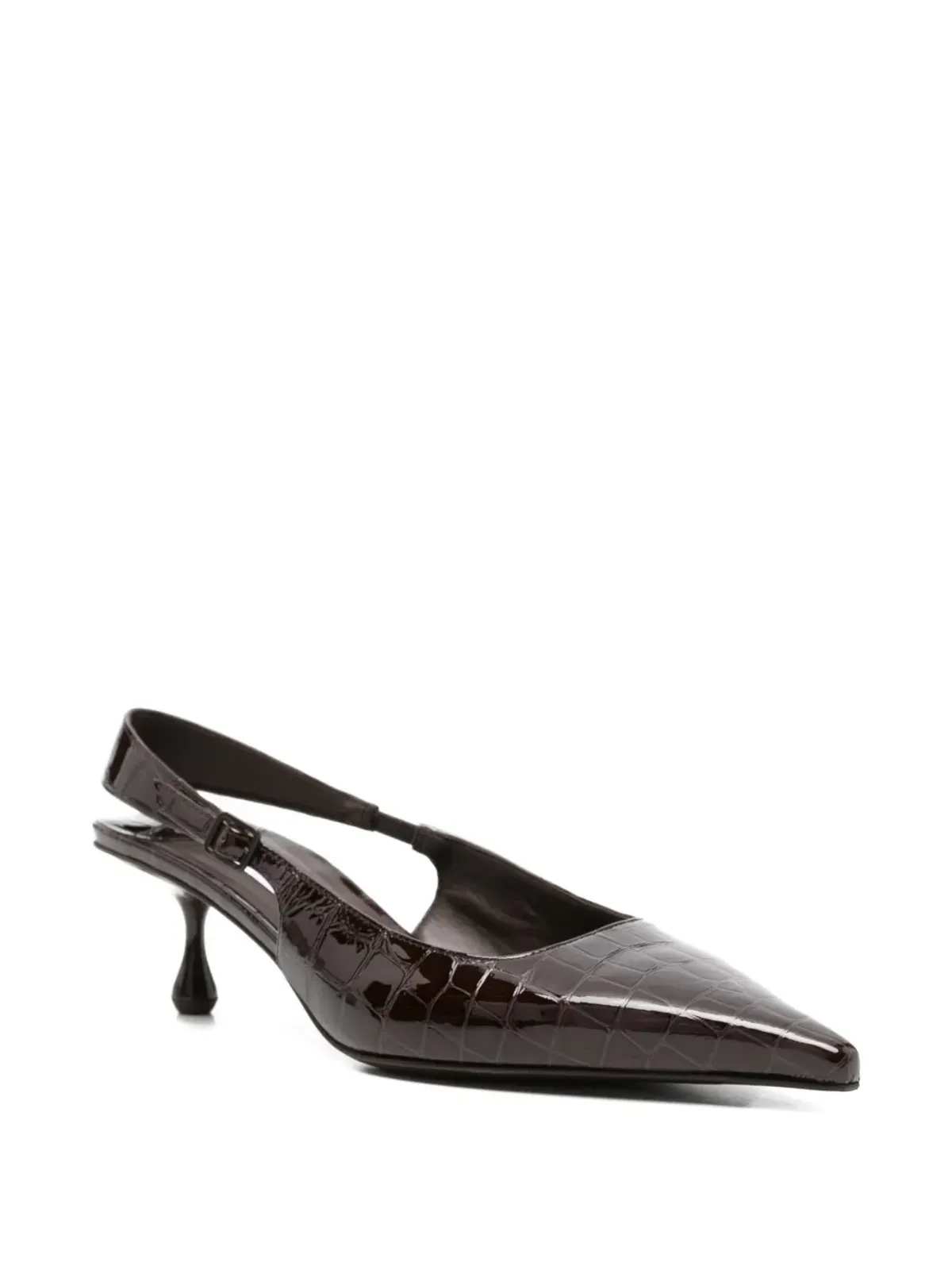 Jimmy Choo Amel crocodile-effect slingback pumps - 画像2