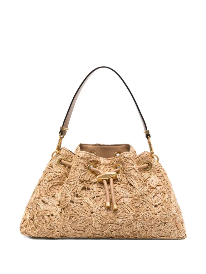 Jimmy Choo Jimmy Choo チンフラワーラフィア トートバッグの商品画像