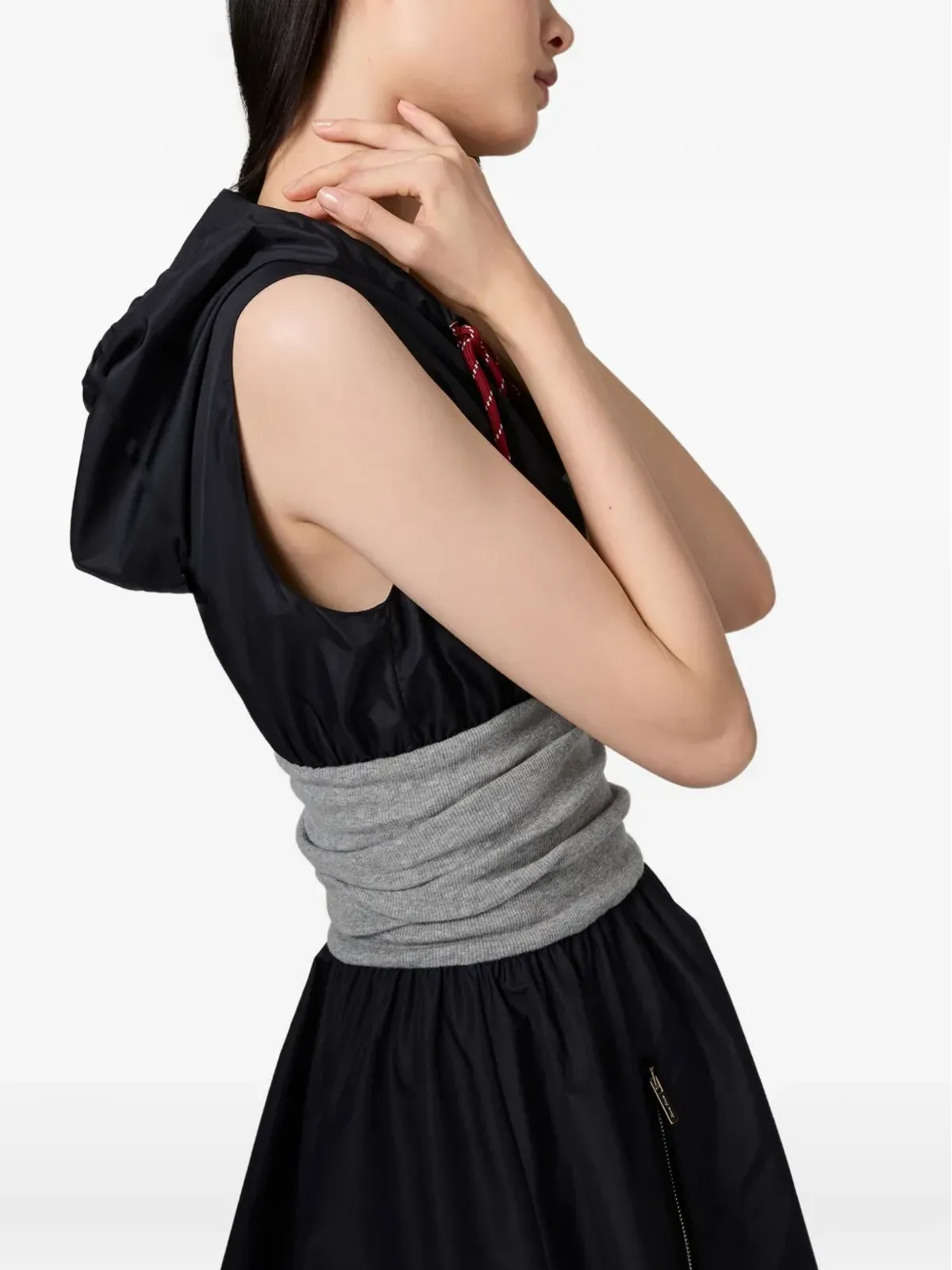 Miu Miu テクニカルファブリック ドレス - ブルー - 画像4