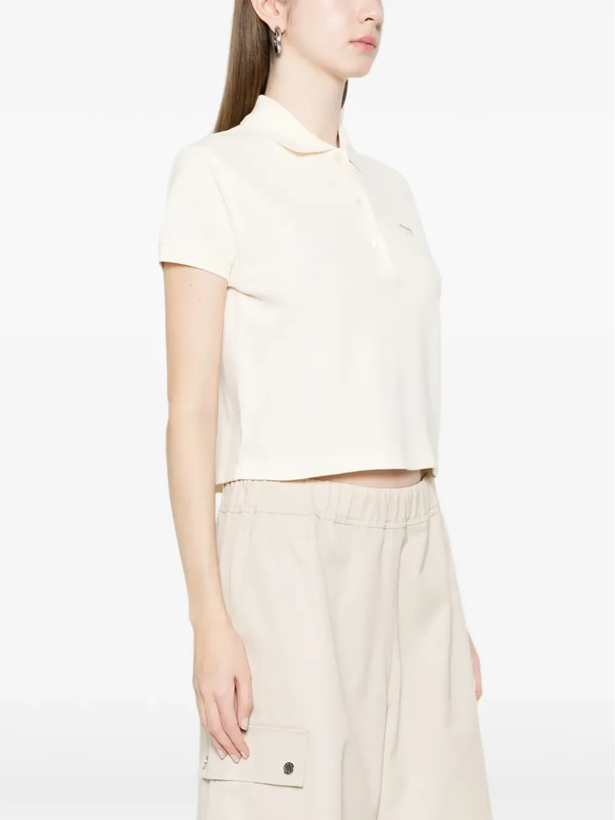 Maison Kitsuné ロゴパッチ ポロトップ - 画像3