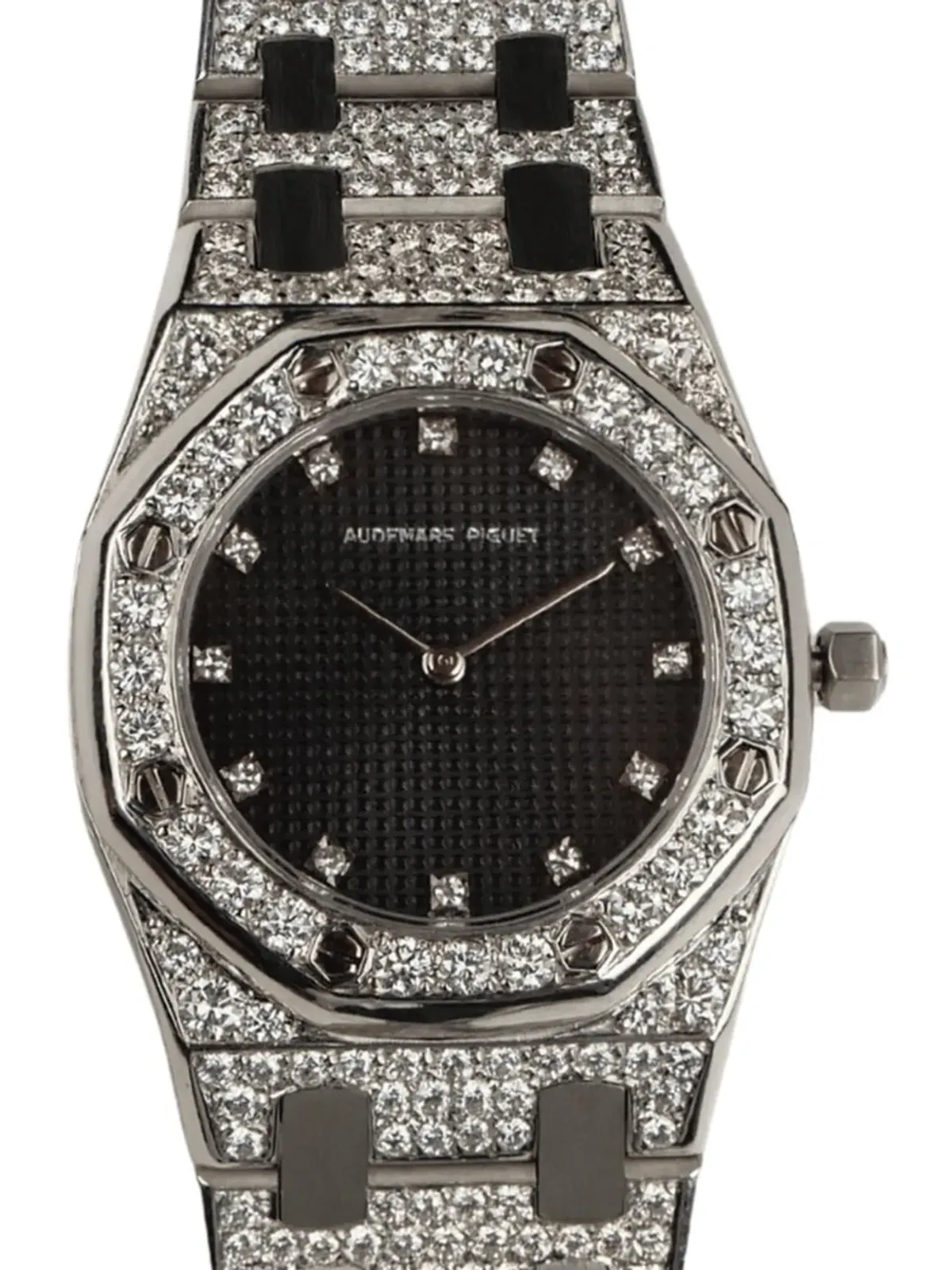 Audemars Piguet ロイヤルオーク ダイヤモンドベゼル 26mm ウォッチ - シルバー - 画像2