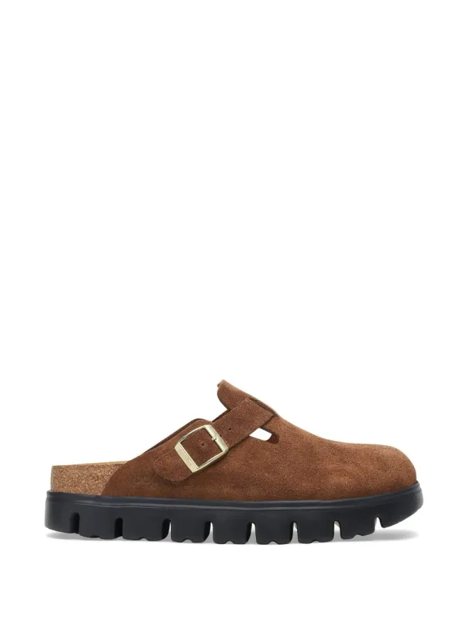 Birkenstock Birkenstock ボストン チャンキー スエード レザー スリッパの商品画像