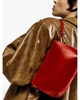 POTAMY patent-leather shoulder bag - サムネイル2