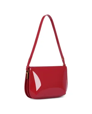 POTAMY patent-leather shoulder bag - サムネイル3