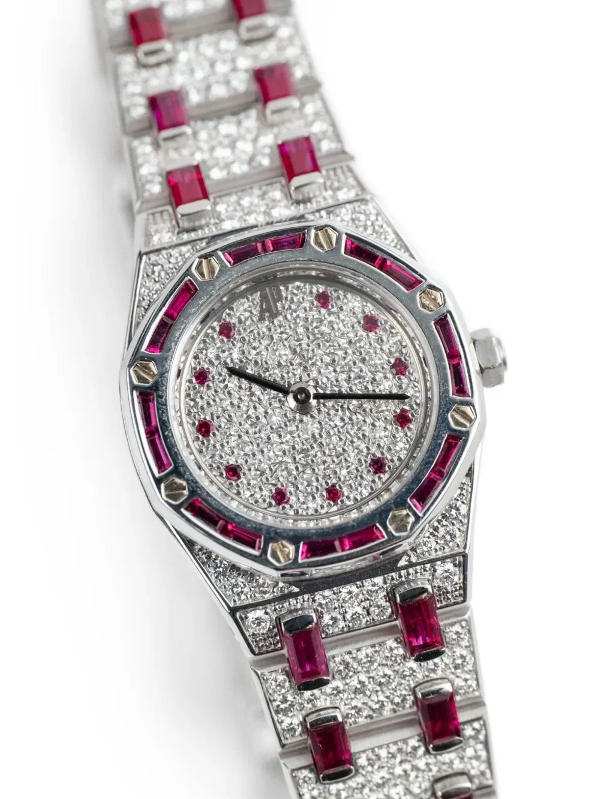 Audemars Piguet ロイヤルオーク ダイヤモンドベゼル ウォッチ - Silver - 画像3