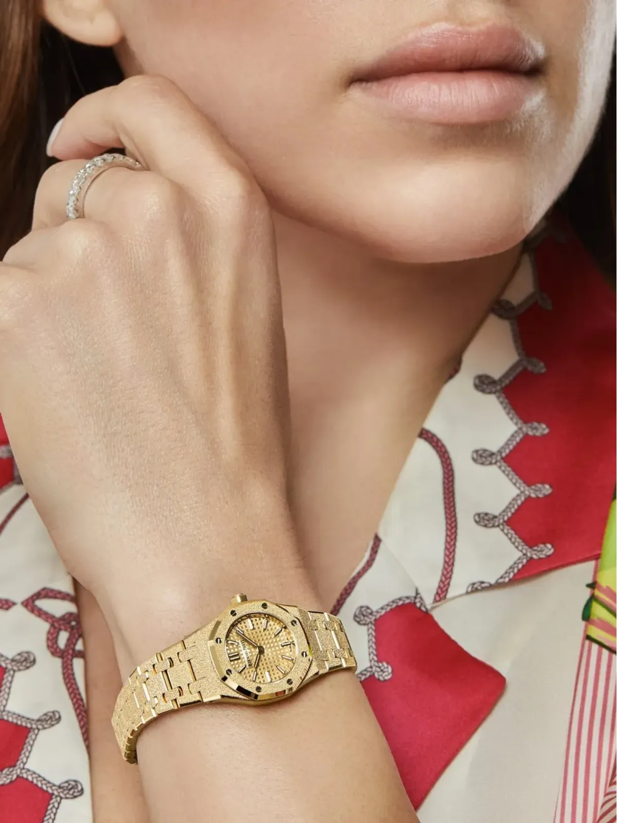 Audemars Piguet ロイヤルオーク フルーテッドクラウン ウォッチ ゴールド - 画像2
