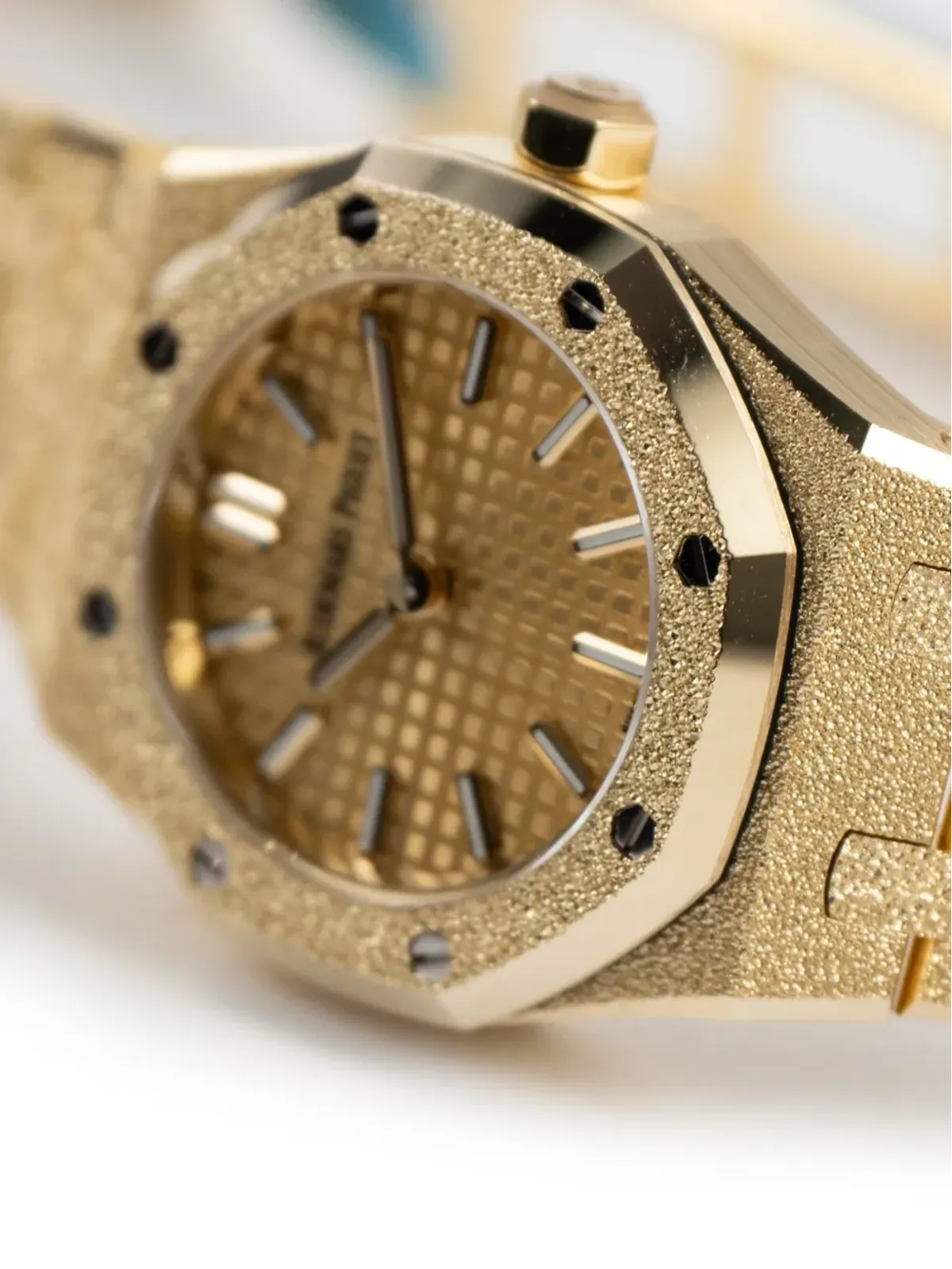 Audemars Piguet ロイヤルオーク フルーテッドクラウン ウォッチ ゴールド - 画像4