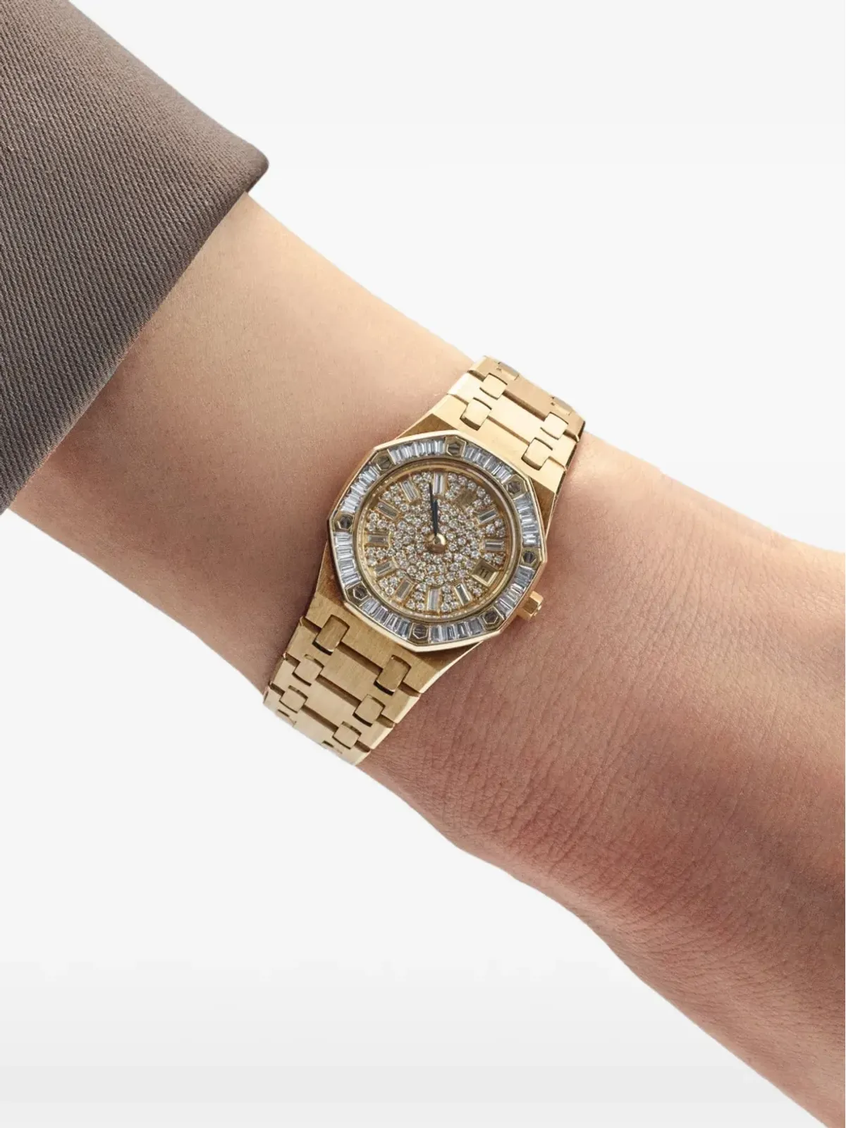 Audemars Piguet ロイヤルオーク ブレスレットストラップ ダイヤモンドベゼル ウォッチ - 画像2