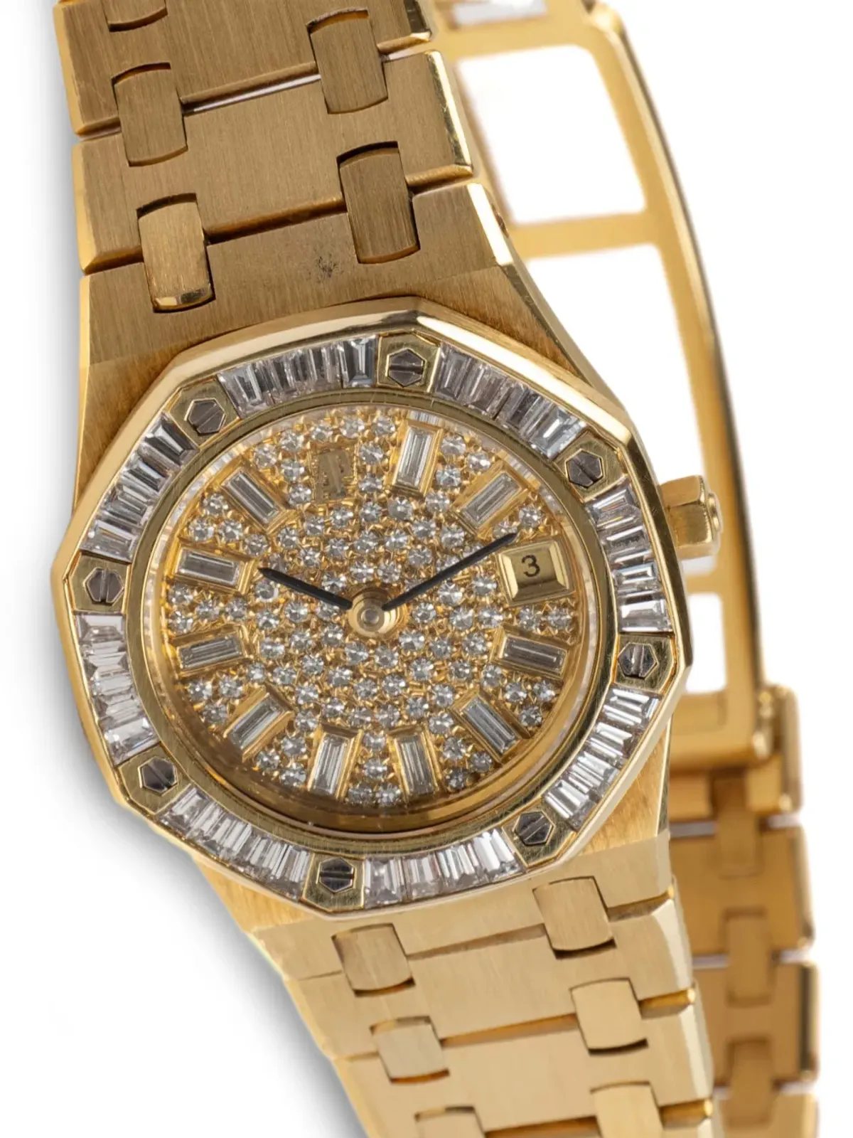 Audemars Piguet ロイヤルオーク ブレスレットストラップ ダイヤモンドベゼル ウォッチ - 画像3