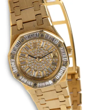 Audemars Piguet ロイヤルオーク ブレスレットストラップ ダイヤモンドベゼル ウォッチ - サムネイル3
