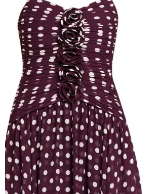Cinq A Sept Camille polka dot ruffle midi dress - サムネイル2