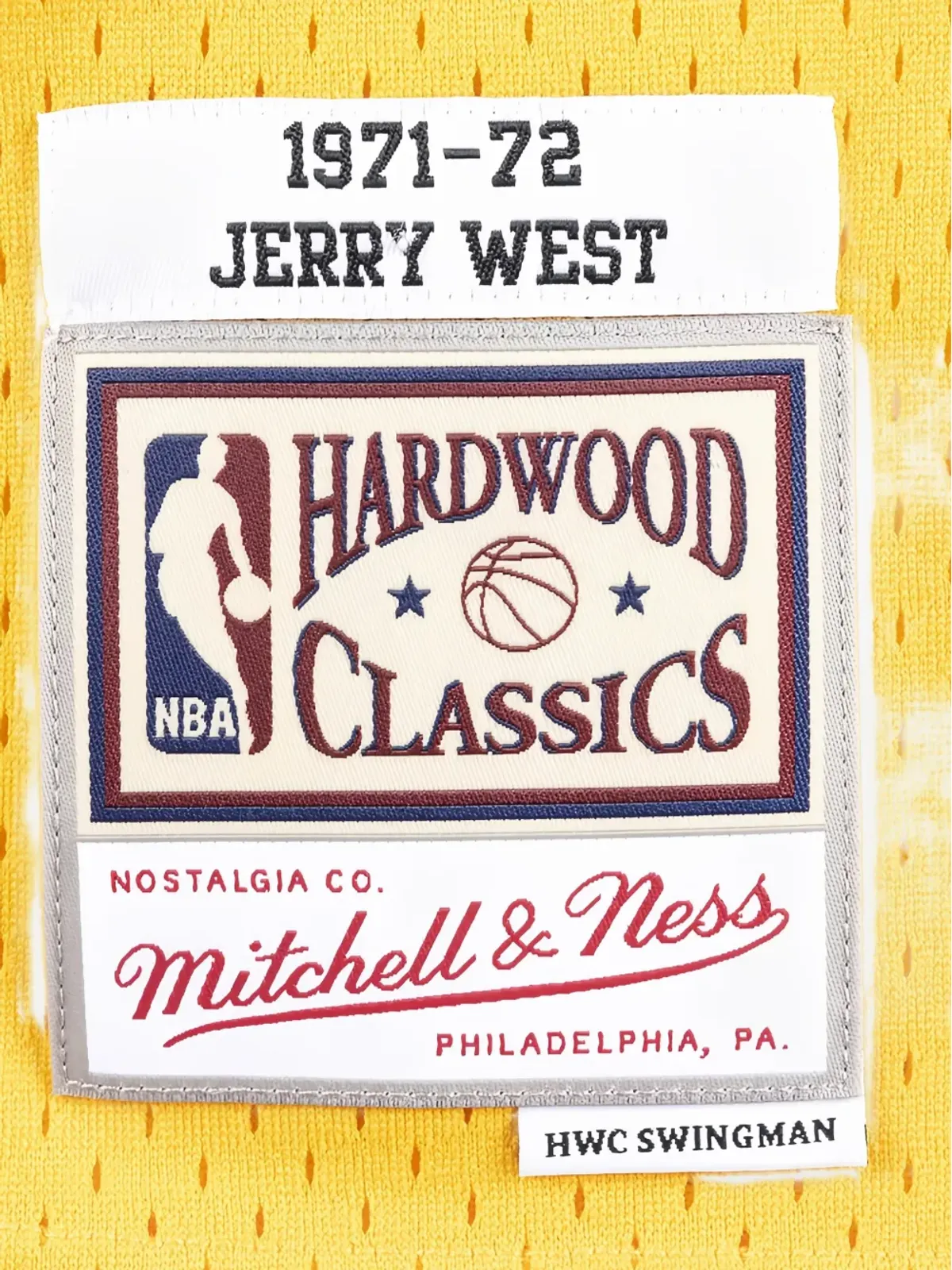 Mitchell & Ness NBA LA Lakers 71 Jerry West Authentic ジャージーベストトップ - 画像3