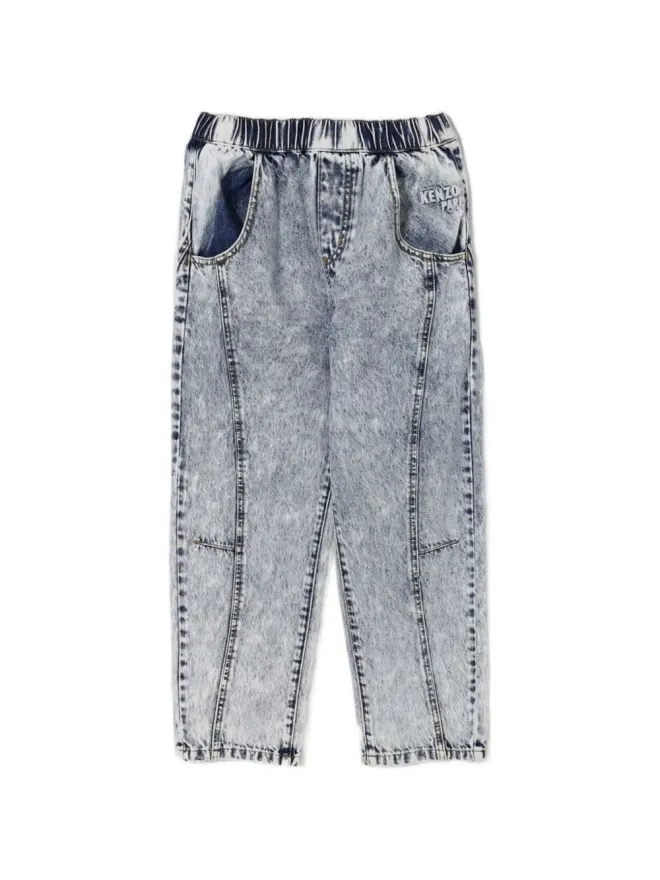 Kenzo Kids Kenzo Kids ウエストゴム入りデニムパンツの商品画像