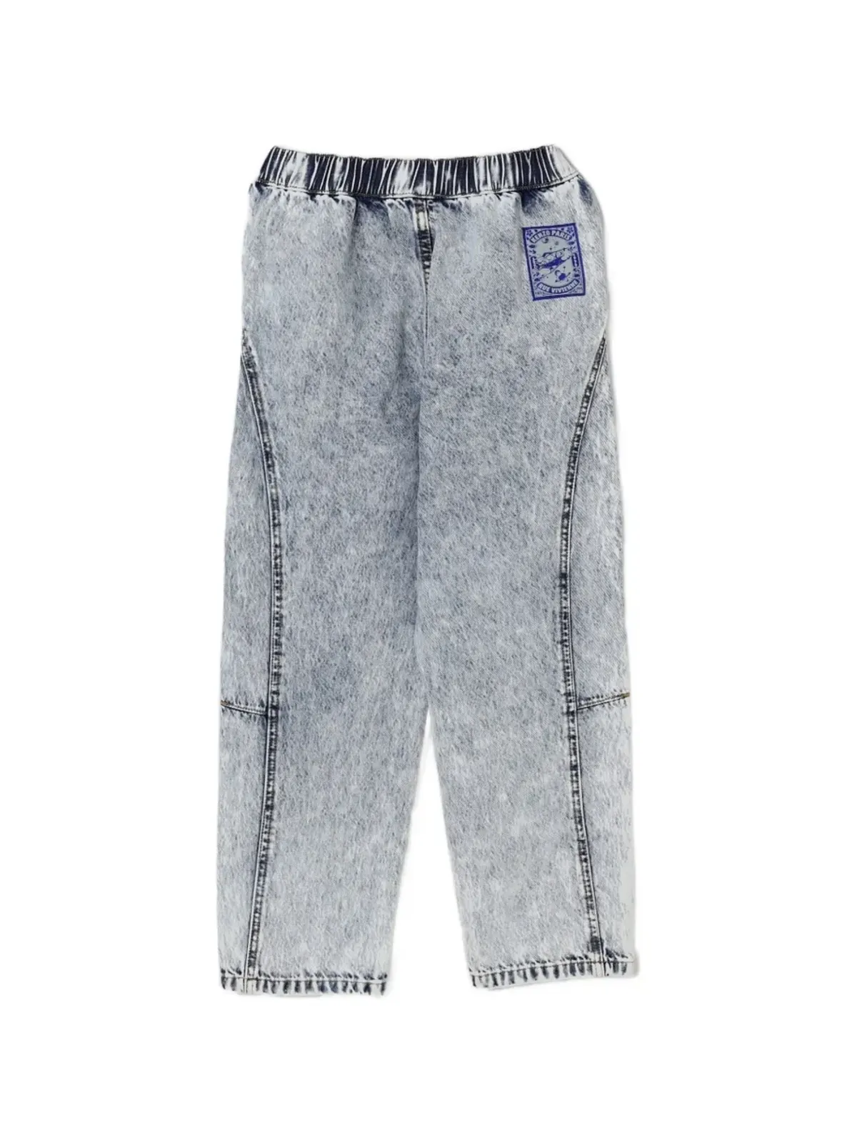 Kenzo Kids ウエストゴム入りデニムパンツ - 画像2
