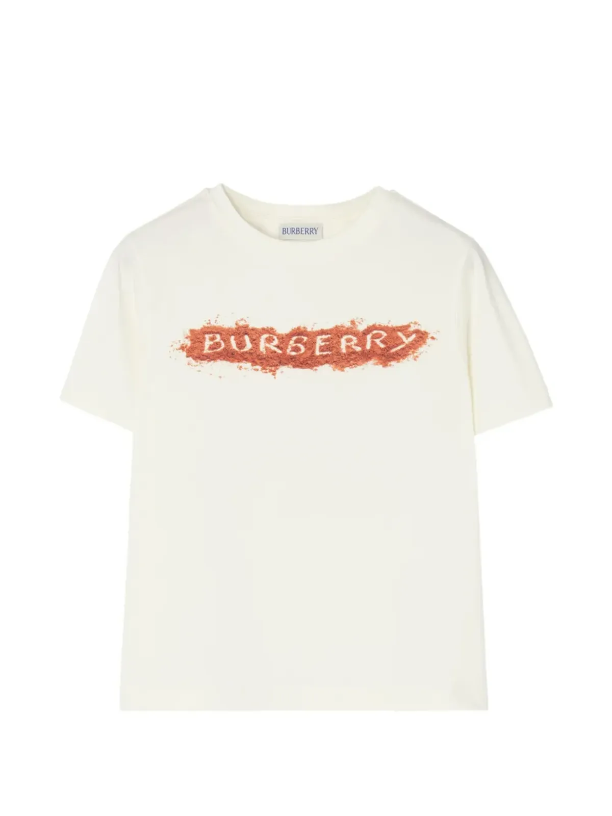 Burberry Kids サンディ ロゴ コットンTシャツ - ナチュラル - 画像1