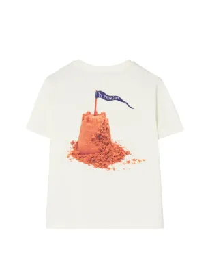 Burberry Kids サンディ ロゴ コットンTシャツ - ナチュラル - サムネイル2