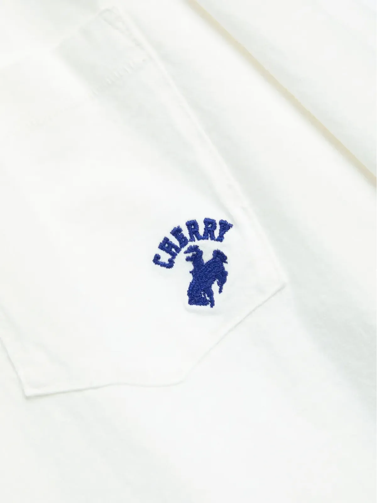 Cherry LA ウェスタン アスレチック チェストポケット Tシャツ - 画像2