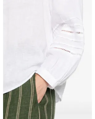 JcSophie Leslie V-neck blouse - White - サムネイル5